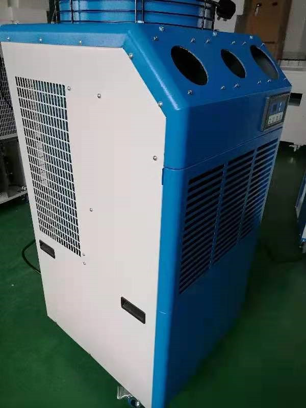 6.5KW تهویه مطبوع با خنک کننده نقطه ای ، خنک کننده هوا قابل حمل با جریان بالا R410A بدون نصب