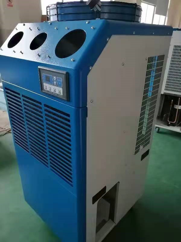 6.5KW تهویه مطبوع با خنک کننده نقطه ای ، خنک کننده هوا قابل حمل با جریان بالا R410A بدون نصب