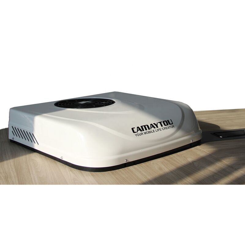 کولر گازی 12 ولت RV، کولر گازی 12 ولت DC برای کمپینگ، ون، موتورخانه، کولر گازی 24 ولت 48 ولت برای کاروان، تهویه مطبوع 12 ولت